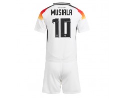 Lacne Dětský Futbalové dres Nemecko Jamal Musiala #10 ME 2024 Krátky Rukáv - Domáci (+ trenírky)